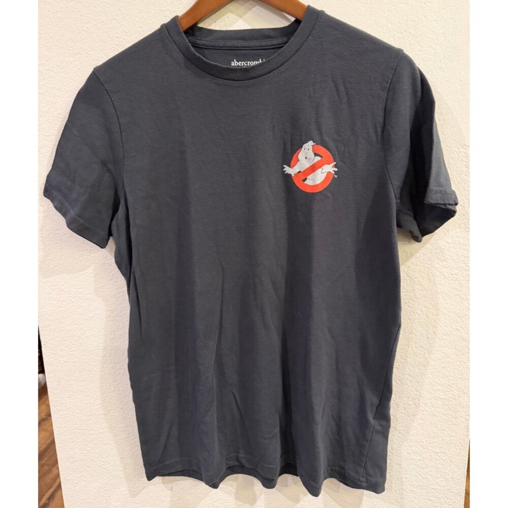 Abercrombie Kids Ghostbusters Tee Size 15/16 Charcoal Graphic Shirt